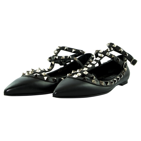 valentino shoes all black